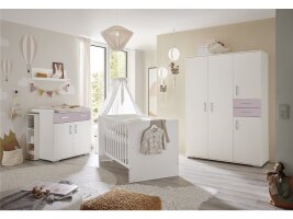 7er-Set (Bett+Wickelkomode+Schrank)