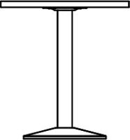 Big Bistro Quadrat Stehtisch 20003